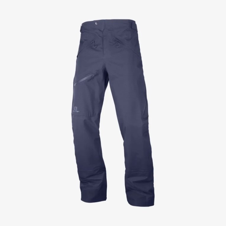 Calça De Esqui Salomon Outpeak GTX 3L Masculino Azul Marinho | PT L05618